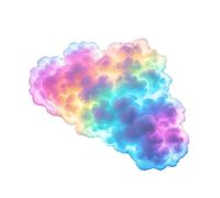 YROHGKPN Lampe 3D LED Thunder Cloud USB Power Musique rythme Veilleuse pour chambre à coucher, bureau, salle de jeu, décoration d'ambiance, cadeau avec télécommande