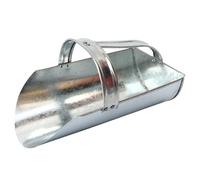 YROHGKPN Pelle à nourriture pour volaille en fer robuste, grande capacité, ergonomique, revêtement rouillé, distributeur de nourriture pour bétail simple