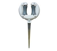 YROHGKPN Piquets de guidage pour tuyau d'arrosage, poteau en métal inoxydable, support de positionnement de tuyau d'eau, rouleau pour extérieur, cour, jardin, outil d'irrigation, piquet de tuyau