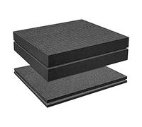 YRREATY Grille de Mousse Cube-Mousse, 2 PièCes 300X300X50Mm/2 PièCes 300X300X10Mm, BoîTe à Outils Mousse de BoîTier de CaméRa, Insert de BoîTier,Outil