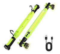 YRREATY Lampe de Travail LED Rechargeable 52 Cm, Barre Lumineuse Magnétique COB pour Sous Capot, Crochet Pivotant à 360°, Idéale pour la Réparation Automobile et le Camping