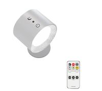 YRREATY Lumières Autonomie prolongée Rotatif USB | Batterie 1800 mAh offrant jusqu’à 6 h d’autonomie à pleine luminosité, recharge 2-3 h, flux 180 .