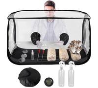 YRREATY Mycologie pour Sac de Culture Compatible avec Boîte à Air Stagnant pour Champignon pour de Culture 38x20x25 Pouces, Hotte à Flux Laminaire Silencieuse, Station de Travail D'Air Propre.