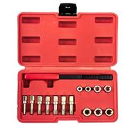 YRREATY Set Universel de 15 Pièces de Chasse-Filets Métriques Kit de Retouche de Filets M6 M8 M10 avec Étui
