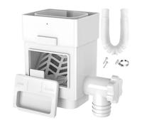 YRREATY Système de Récupération D'Eau de Pluie, Kit de Dérivation Compatible avec les Descentes Pluviales Standard de 2x3 ou 3x4 Pouces, Dérivateur de Pluviale