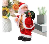 YRTUOP Père Noël Dansant avec de la Musique - Figurine Électrique,Père Noël Chantant Dansant - pour et Adolescents Décoration de Maison Chambre d'Fête d'hiver Dortoir