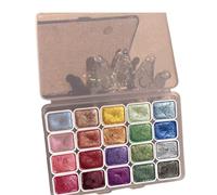 Ysaca Ensemble de peinture aquarelle métallique à 20 couleurs changeantes pour peinture d'art et d'artisanat (B)