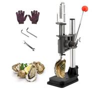 Ysislybin Ouvre Huitre, Couteau À Huîtres en Acier Inoxydable Ensemble de couteaux à huîtres Ouvre-huîtres Oyster Shucker Avec Hauteurs Réglables Outil à Fruits de Mer pour Les Ménages Restaurant