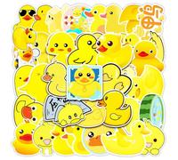 YSJCHEBS 100 Petits Autocollants De Canard Jaune, Autocollants Jaunes, Autocollants De Canard Créatifs, Autocollants De Canard Pour Enfants, Imperméables, PVC, Jaune, Modern, Animal, Mur