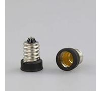 YSJJZRL E14/E27/B22/GU10/G24/E40 douille rallonge lampe ampoule douille rallonge support de lampe adaptateur (2 pièces,E14 à E12)