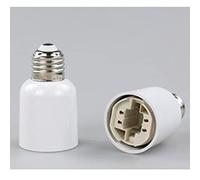 YSJJZRL E14/E27/B22/GU10/G24/E40 douille rallonge lampe ampoule douille rallonge support de lampe adaptateur (10 pièces,E27 à G24)