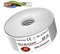 YSLY-JB - Câble de commande flexible - De 5 à 250 m - 5 x 1 mm² - Gris - Câble de mesure, de contrôle et de régulation pour machines-outils - Câble de commande - Boîte de charge e-voiture - Connecteur