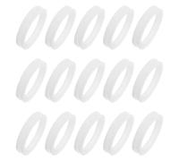 YSNOOWE 72 Pièces Bague D’étanchéité en Silicone 47mm pour Tube | Joint Blanc à Ajustement Serré, pour Tubes à Vide et Capteurs Solaires, Entretien de Chauffe-eau