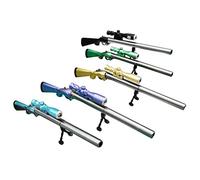 Ysoom Stylos à Gel pour écrire 0.5mm Recharge Signature Pen Sniper Design avec LED, Stylo créatif de Papeterie de Bureau Scolaire pour l'écriture, aléatoire