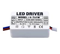 YSSMAO Driver LED 300MA 1-3W 4-7W 8-12W 18-25W 300MA 300MA 300MA 300MA Adapter l'unité d'adaptation AC85-265V LED LED LED Flair Le CONDUCTEUR DE Transformers pour LEDs