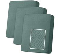 YSTELLAA Housse Coussin Canapé Extensible, 1 Place*3 | Vert Haricot, Housse De Coussin Canapé Universelle Antidérapant, Protection Meubles, Siège Élastique Doux, Pour Le Salon