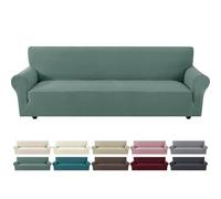 Ystyle Housse de Canape 4 Places avec Accoudoirs, Vert Sauge | Housse de Canapé Extensible,Protège Canapé Chats & Poils,Anti-Tache,Lavable,Rénove le Canapé du Salon,pour Enfant
