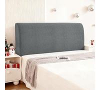 Ystyle Housse Tete De Lit, Housse De Tête De Lit Extensible Doux, Couvre Tete De Lit Antipoussière, Moderne Couvre De Protection Tête De Lit, Déhoussable Et Lavable (90CM, Gris Clair)