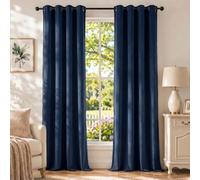 Ystyle Rideau Velours Thermiques Lot De 2, Rideau 100% Occultant, 140×260cm, Bleu