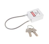 YsXoWiui Jeu de en Nylon - Clés Identiques pour Plus de Sécurité, Blanc, Hauteur Totale 130mm