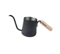 Ysyqkn Bouilloire pour Café Filtre, 250 Ml, Bec Verseur Ergonomique de Cygne, Idéale pour Une Utilisation Intérieure et Extérieure, pour La Cuisine Do, Noir