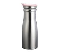 Ysyqkn Carafe Isotherme En Acier Inoxydable, Couvercle et Poignée En Polypropylène, Couvercle Rose