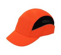 Ysyqkn Casquette Anti-heurt de Sécurité Chapeau Anti-Collision Coiffe de Protection Unisexe avec Visière Compacte de 5 Cm Adaptée Aux Espaces et à, Orange