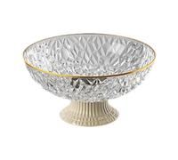 Ysyqkn Coupe à : Un Bel Accessoire de Table, Assiette de Fruits En Cristal