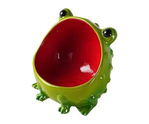 Ysyqkn Coupelle à Bonbons Grenouille Bol Polyvalent Résine Porte-trésors Bouche Animale Plateau Cosmétique Clé Snacks Destiné Bureau Entrée Décoration Maison
