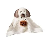 Ysyqkn Coussin Esprit Chien Peluche Halloween Coussin Décoratif Poupée Drôle Douce Jouet Original pour Décoration Chambre Adaptée Fête Cadeau Enfant Adulte