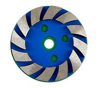 Ysyqkn Disque de Meulage Outil de Surfaçage Plateau de Polissage Meule Offrant Une Forte Capacité de Meulage Approprié pour Le Ponçage Du et Du, Bleu