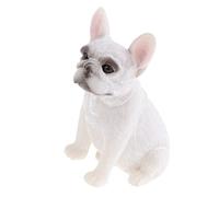 Ysyqkn Figurine Animal Réplique Chien Chiot en Résine Objet de Collection pour Adultes et Enfants Cadeau Éducatif et Décoration Adapté Au Bureau Maison Salon, 1