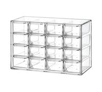 Ysyqkn Mini Organiseur de Tiroir Transparent, Petit Meuble à Tiroirs pour Bureau, Maison et Fournitures Artistiques