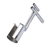 Ysyqkn Plantoir à Bulbes Outil pour Bulbes Outil de Jardin Transplantation Rapide Base Crantée Indicateur de Profondeur en Acier Inoxydable Adapté aux