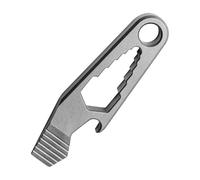 Ysyqkn Porte-clés Multitool Ouvre-Bouteille Outil Polyvalent e Poche Alliage de Titane Design Compact Portable Convient Au Camping Randonnée Chasse Seco
