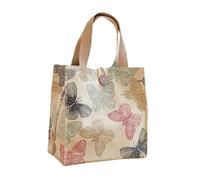 Ysyqkn Sac à Lunch Portable en Toile pour Le Travail, Les Pique-niques, Les, Les Vacances et Les Activités de Plein Air, Papillons