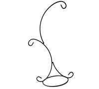 Ysyqkn Support Métal Support Pot de Fleurs Porte-Ornement Boule en Verre Structure Solide sans Oscillation Adapté à La Décoration de Mariage, 37x12.5cm