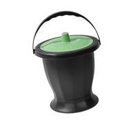 Ysyqkn Urinoir Crachoir avec Couvercle, Pot de Chambre, Seau à Toilettes pour Enfants, Femmes, Hommes et Adultes, Usage Intérieur et de Chevet, Couvercle Vert