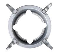 Ysyqkn Wok Support Support Wok Rond Support Anti-dérapant Accessoire de Cuisson en Tôle Galvanisée Adapté à La Cuisine Quotidienne Foyer Familial, Type B