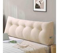 YSZBD Coussin De Lecture pour Lit Ou Canapé Triangulaire Coussin Dossier Canapé Coussin Tete De Lit Bebe Housse Amovible Rembourrée pour Plus De Confort(#8,150x50x20cm)