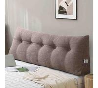 YSZBD Coussin De Lecture pour Lit Ou Canapé Triangulaire Coussin Dossier Canapé Coussin Tete De Lit Bebe Housse Amovible Rembourrée pour Plus De Confort(#4,150x50x20cm)