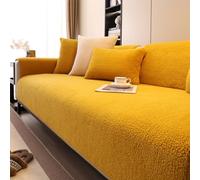 YSZBD Housse canapé d'angle，Couvre canapé d'angle Epais Segmentée，Protection canapé d'angle antidérapant,yellow-70x150cm