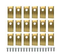 YTEGSAQSXC Lame De Tondeuse À Gazon, Compatible avec La Tondeuse À Gazon Worx Landroid WG754E WG791E.1Wg791e Wg794e Wg793eWR-110-MI(Gold)