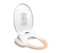 YU YUSING Siège de Toilette Intelligent Bidet avec Buse, Abattant WC Familial, Bidet Chauffant, Système d'Abaissement Automatique, Séchage à l'Air Chaud, Facile à Nettoyer(Forme V)