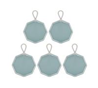 YUANKEECE Organisateur de houppettes pour boîte de Rangement de Maquillage avec Couvercle et poignée Transparents, matière Plastique pour Perles, Boucles d'oreilles, Pointes