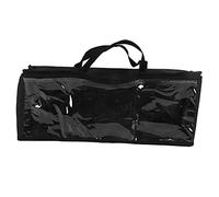 YUANKEECE pour organisateurs de placards, Sac de Rangement Durable, imperméable, résistant à l'usure, de Haute qualité, avec fenêtre Transparente, Gain de Place Facile à Plier (Noir)