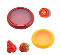 Yuannee Boîtes de Conservation Frigo en Silicone,2 PCS Conteneurs Réutilisables pour Fruits Fromage Jambon et Oignons Boîte Alimentaire Hermétique Transparente Stockage Cuisine & Garde-Manger