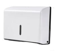 Yuanpgky Boîte à mouchoirs murale étanche sans perçage à suspendre moderne et simple pour salle de bain pour la maison et le commerce Plastique ABS de grande capacité (blanc)