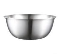 Yuanpgky Bol mélangeur en acier inoxydable avec marques de mesure, bol de cuisine profond de qualité 316 pour la cuisson de la salade, bol mesureur de couleur crème, 25 cm (22 cm)