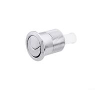 Yuanpgky Bouton poussoir chromé pour chasse d'eau Siamp Skipper 45, double mécanisme de chasse d'eau 85 x 48 mm, ABS pièce de rechange pour salle de bain design moderne
